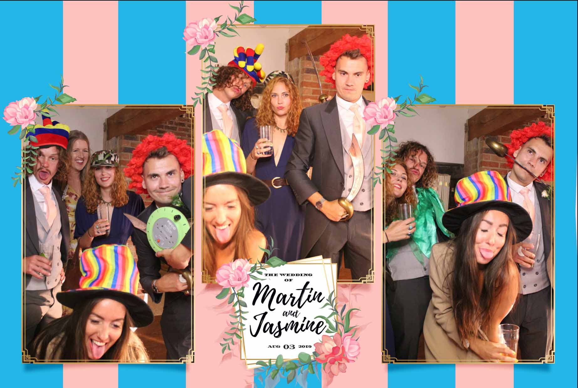 Martin and Jasmine's Wedding | View more photos from the event at galleries.surreyfacebooth.co.uk/u/Surrey-FaceBooth/Martin-and-Jasmines-Wedding